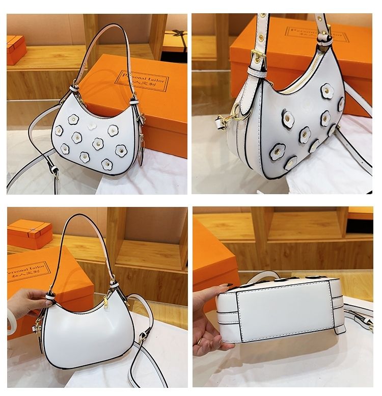 Borsa a tracolla classica da donna in PU, borsa a tracolla da donna alla moda, borsa Moon_voghion.com