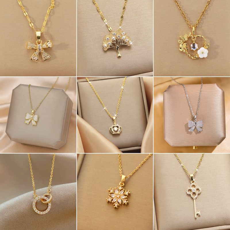 Japanese Korean Style Titanium Steel Necklace For Women, Versatile Niche Design, High-end And Light Luxury, Collarbone_voghion.com