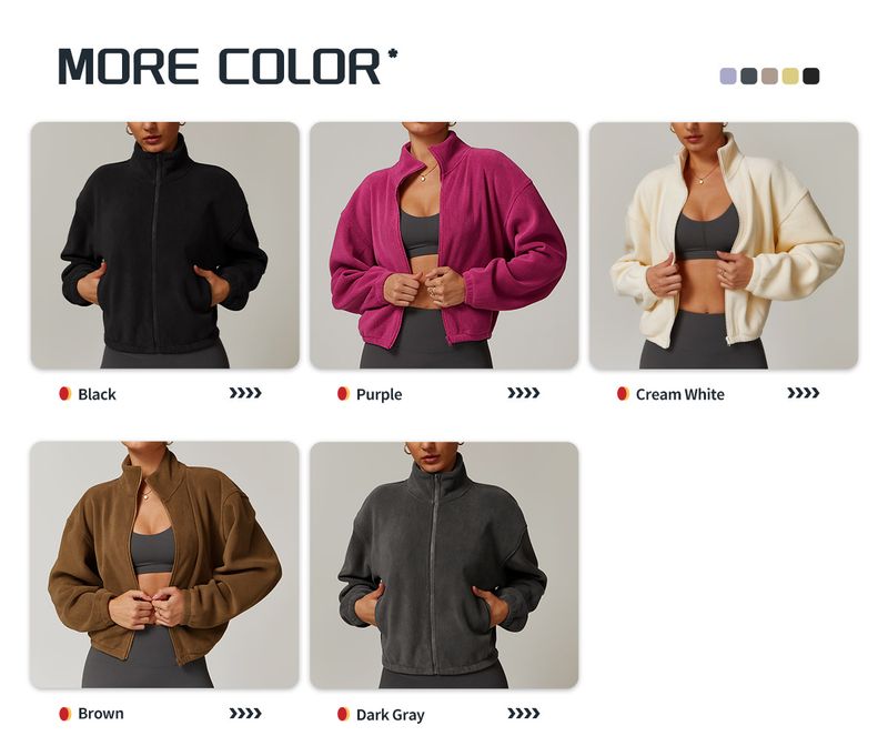 Casaco feminino de lã de cordeiro para inverno, com toque sofisticado, forro de lã, grosso e quente (código 8921)._voghion.com