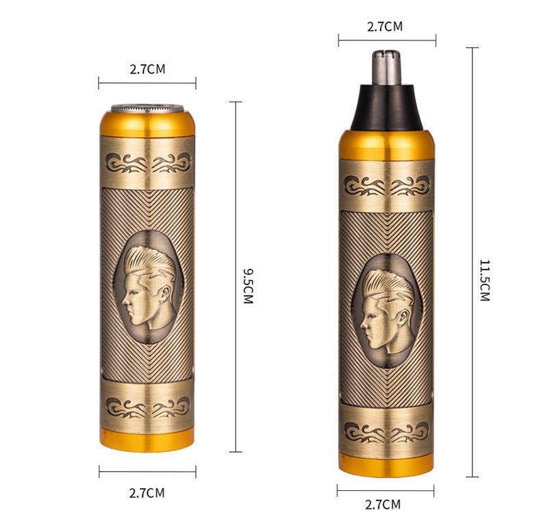 Professional 3-in-1 Electric Hair Clipper For Men – Waterproof, USB Rechargeable, Titanium Alloy Blade, Cordless Precision Trimmer For Beard_voghion.com