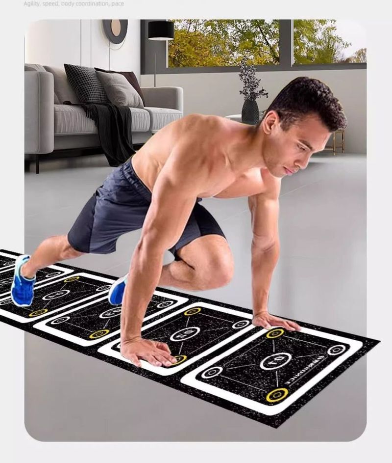 Mat Soft Soccer Pace Training Jump Grid Rope Ladder Agility Circle Rubber Physical Fitness Equipment Boxing_voghion.com