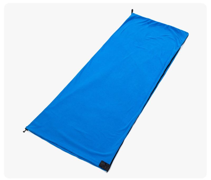 FleeceSchlafsackTragbarUltraleichtPolarReiseBettlakenFürErwachseneOutdoorCampingZeltBettWarmSchlafsackLiner_voghion.com