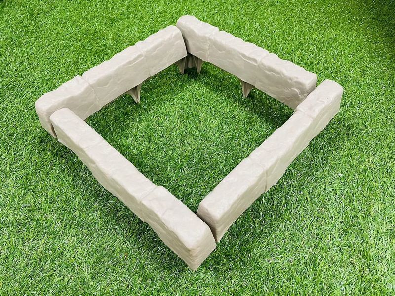 Boligmøbler have- og havebrugsartikler stenhegn 8-delt sæt_voghion.com