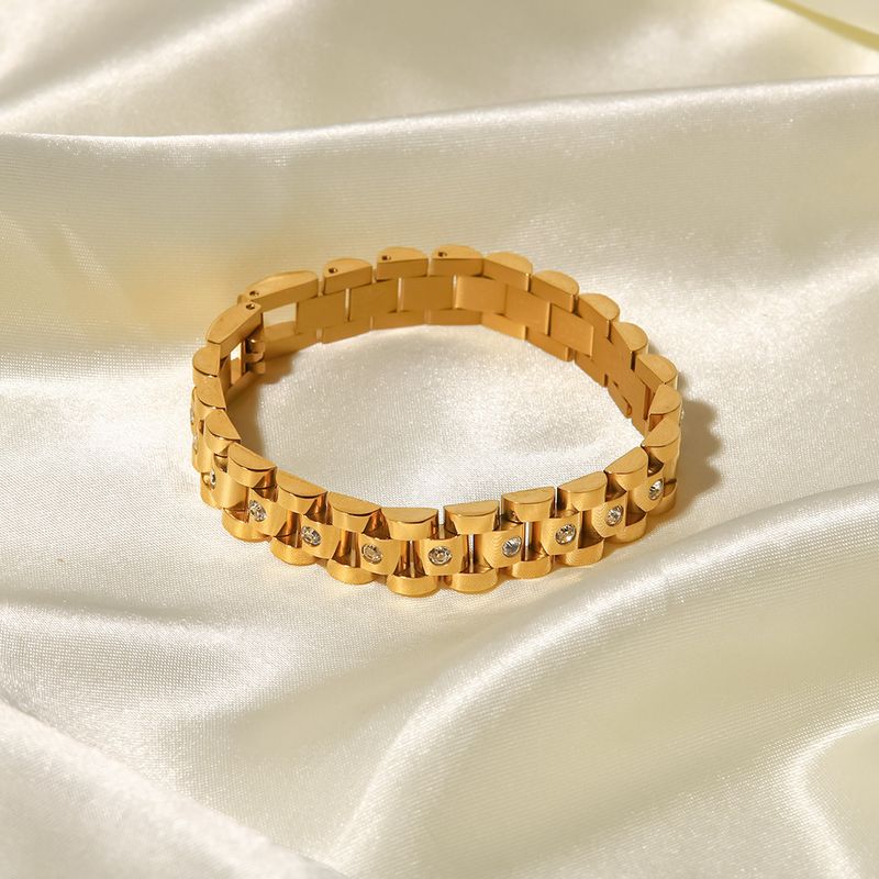 INS Internet Celebrity's Same Metal Wind Titanium Bracelet, Stainless Steel PVD Gold-plated Watch With And Bracelet_voghion.com