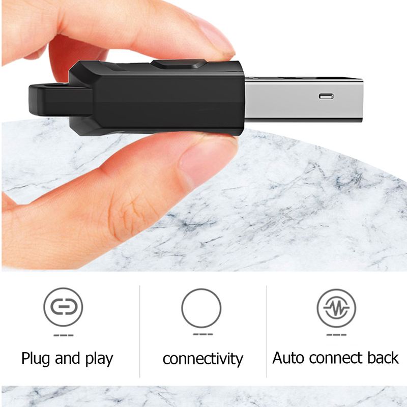 Bluetooth-compatible Transmitter Wireless Receiver PS5 PS4 PC USB Dongle Car Music Audio Adapter For Game Host_voghion.com