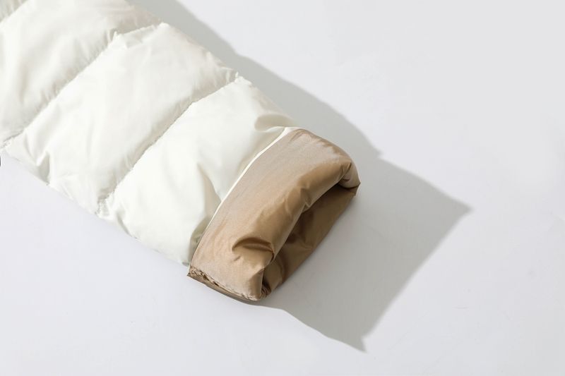 Fitaylor 2024 Zimní Dámský Rolák Bílá Kachna Prsa Teplá parka Oboustranná dlouhá bunda_voghion.com