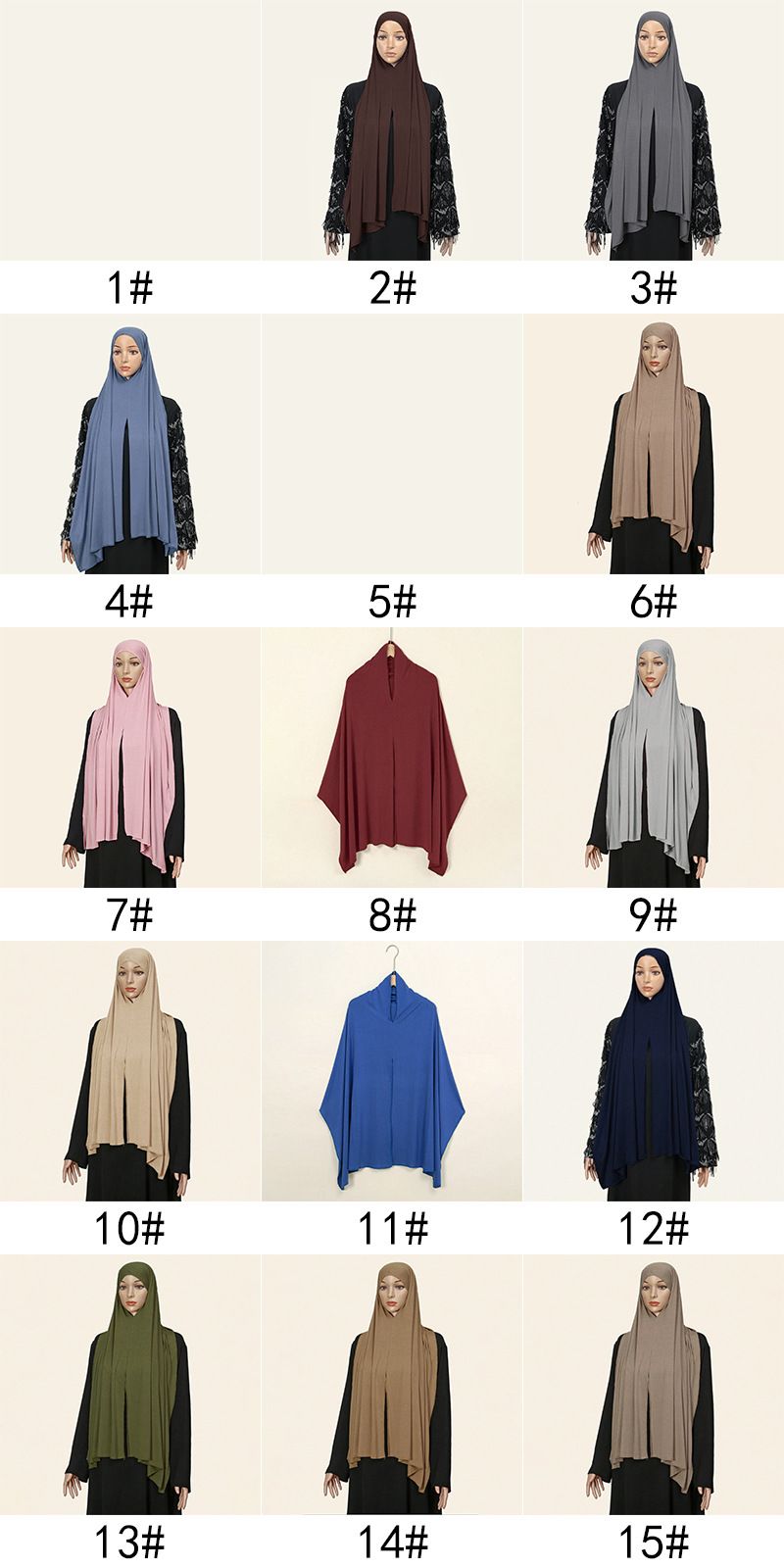 Hot Selling New Silk Cotton Equal Length Lazy Headscarf, Arab Malay Women's Sweatcloth Wrapped Shawl Scarf_voghion.com
