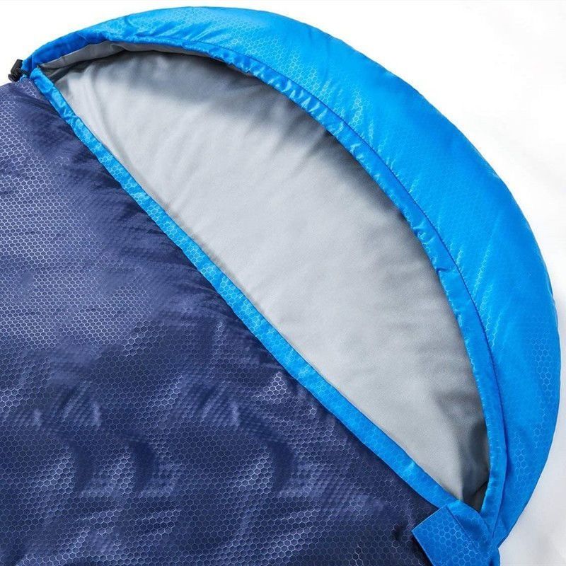 Verdickter Schlafsack für den Winter für Erwachsene im Freien, Camping, Angeln, kältebeständig, schmutzabweisend, Doppel-Nickerchen, Einzelperson, vier Jahreszeiten_voghion.com