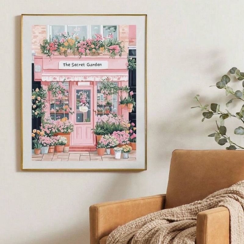 Framed Oil Core Poster Decorative Hanging Wall Canvas Print Painting_voghion.com