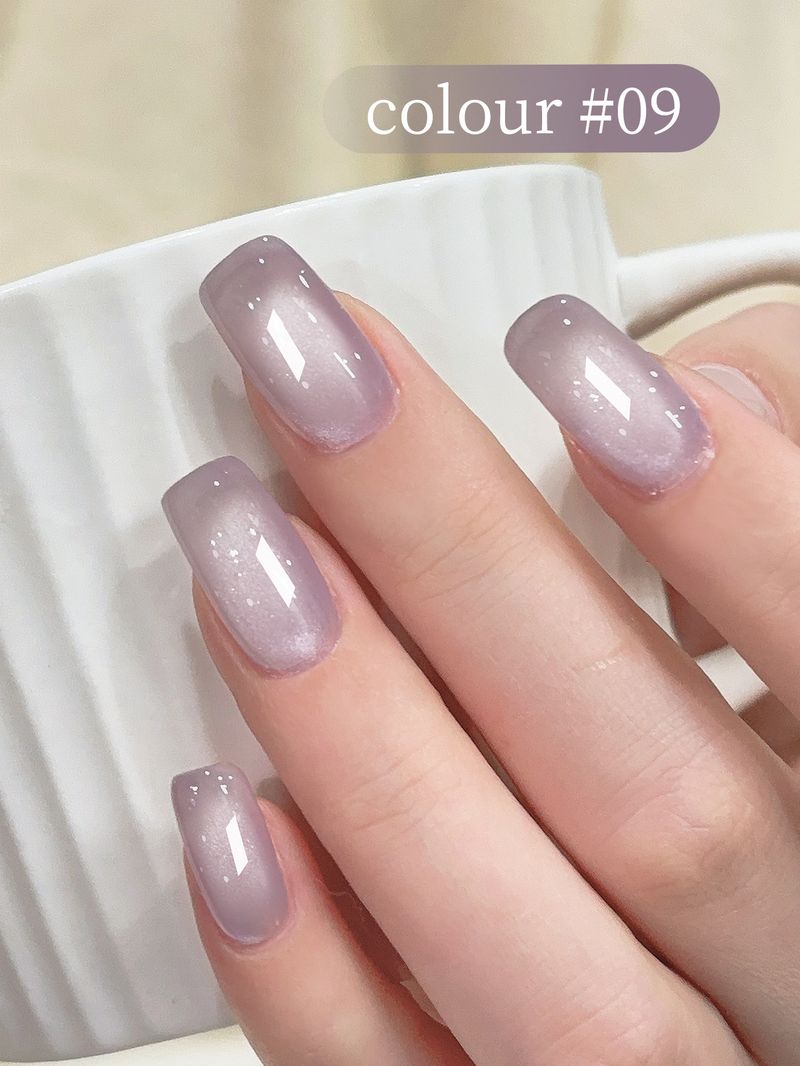 Nagelkleber Katzenaugen-Nagellack Neuer beliebter lila Katzenaugen-Nagellack für Nagelstudios_voghion.com