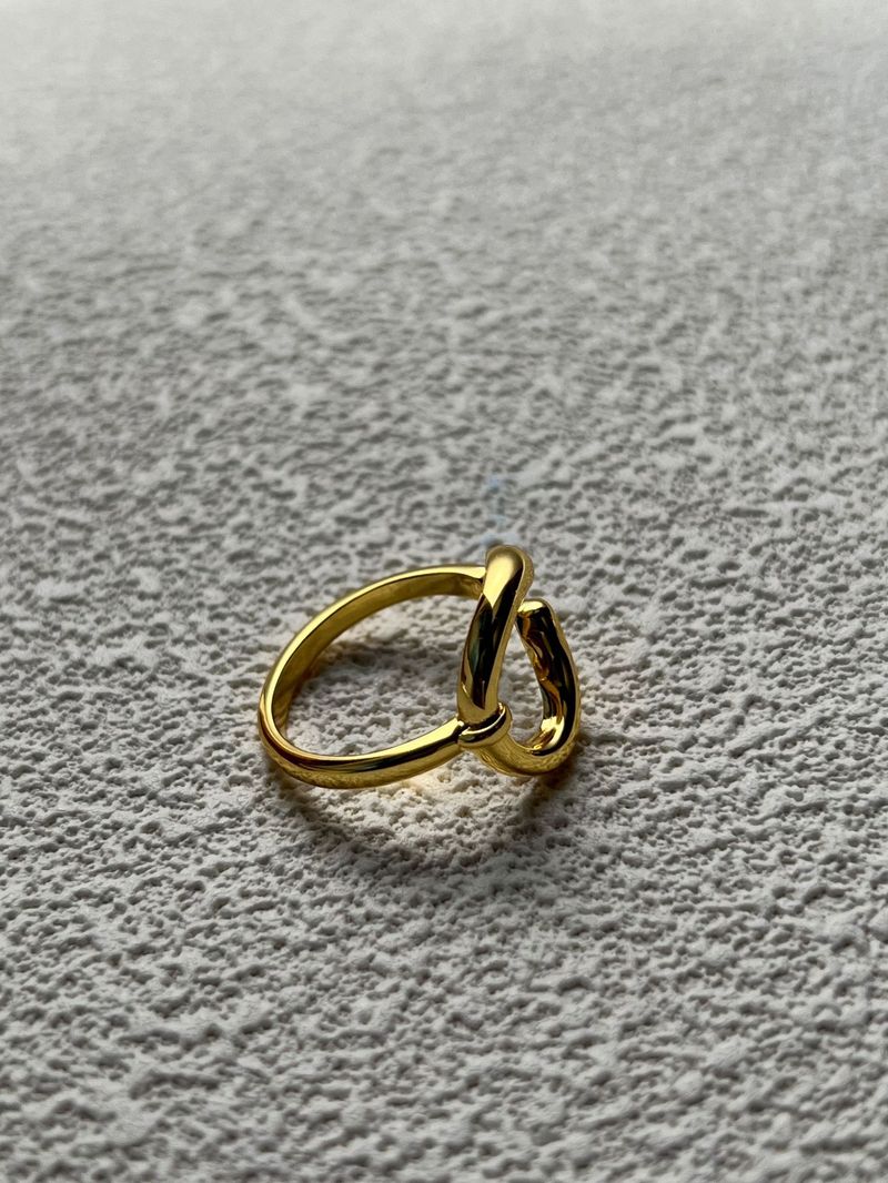 Anello in argento puro con bocca aperta, stile coreano, elegante, giapponese, francese, C-line, per le donne_voghion.com