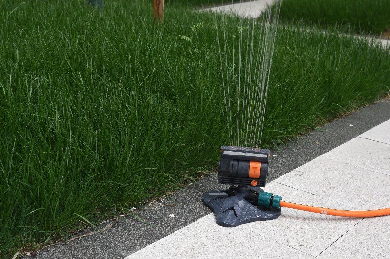 Auto-Swing Tower Sprinkler For Garden, Lawn & Field Irrigation – 360° Adjustable Water Spray Nozzle_voghion.com