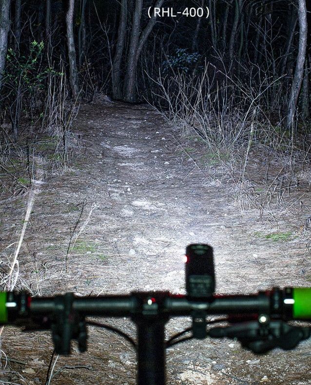 Luz delantera para bicicleta Rock Brothers, para ciclismo nocturno, linterna de alto brillo, recargable vía USB, resistente a la lluvia, para bicicleta de montaña._voghion.com