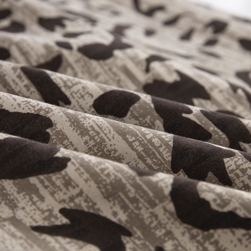 Brown Leopard Print Bedding Set – 3-Piece Polyester Comforter Cover, OEM & Wholesale For Global Sellers (Twin/Queen/King)_voghion.com