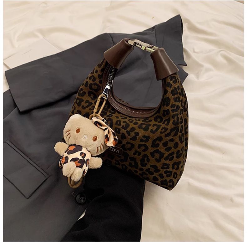 Borsa a tracolla Nicole Leopard super popolare 2025, nuova borsa a tracolla multifunzionale alla moda estiva, borsa a forma di gnocco, versatile, casual, personalizzata_voghion.com