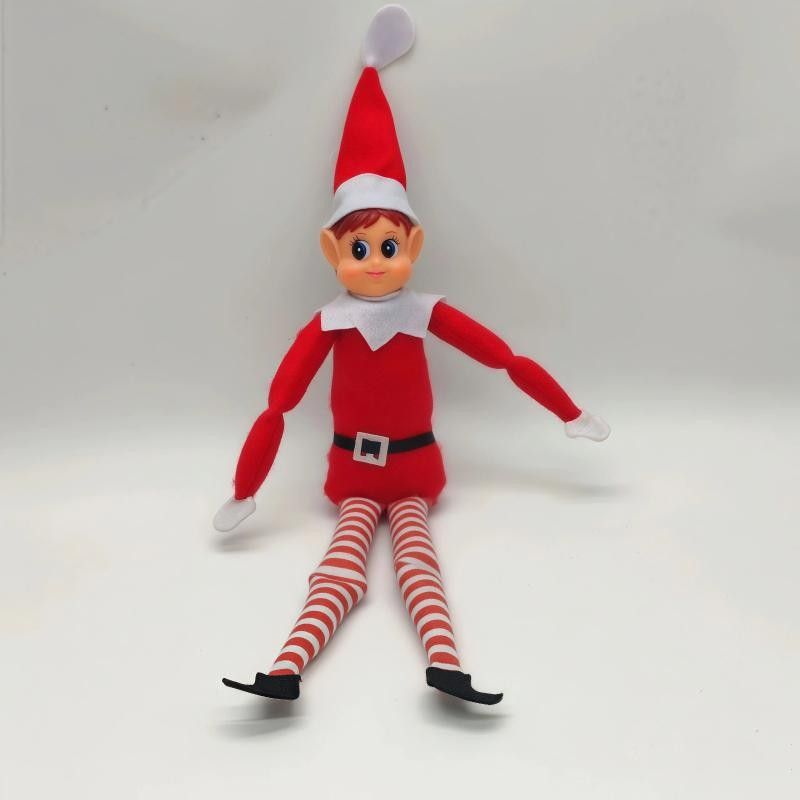 12.99inch Elf Doll Plush Christmas Tradition Doll-Multiple Colors_voghion.com