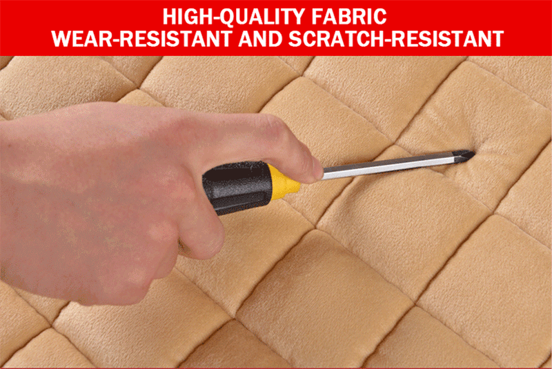 SEAMETAL Plush Cover Ultra-Soft Cushion Anti Slip Car Seat Protector Mat Universal For Sedan Suv Truck Pick-Up_voghion.com