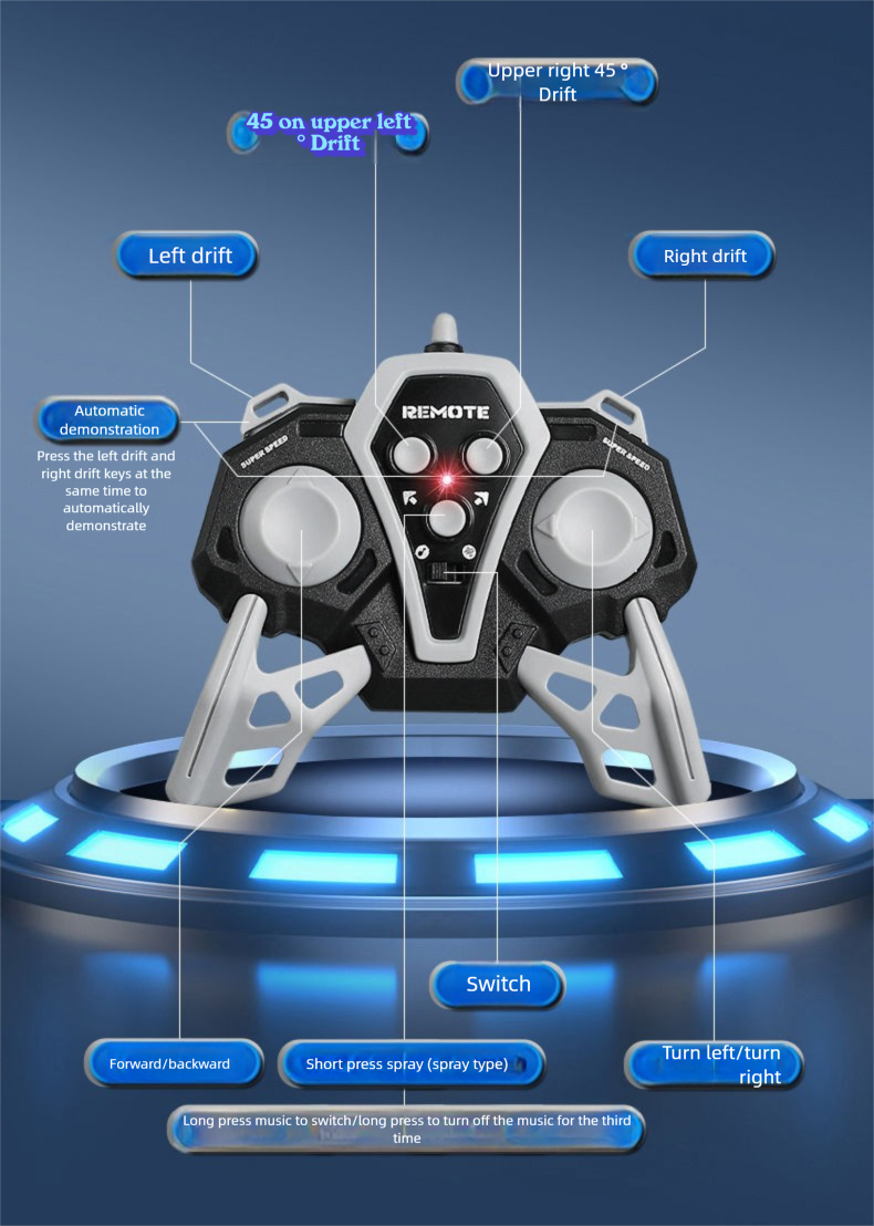 Remote Control Car Gesture Sensing 4WD High-Speed Off-Road Drift Stunt Wireless Racing Transforming Toy For Boys_voghion.com
