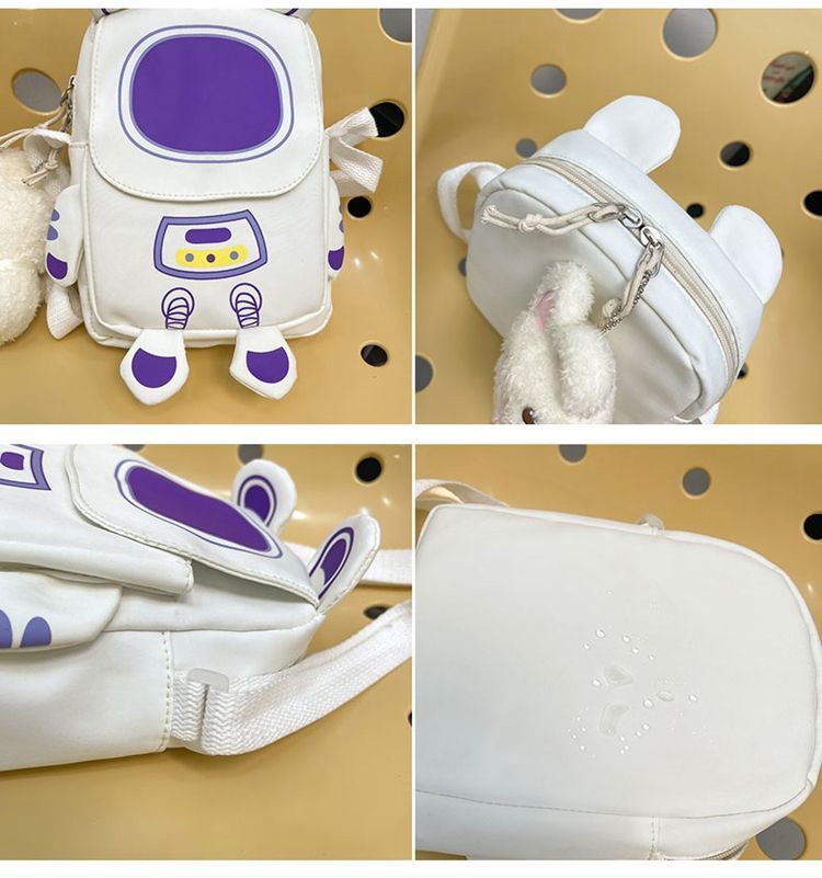 FOUR ONE Süße kleine Nischen-Astronauten-Telefontasche, Ins Girl Cartoon Single Cross Schultertasche_voghion.com