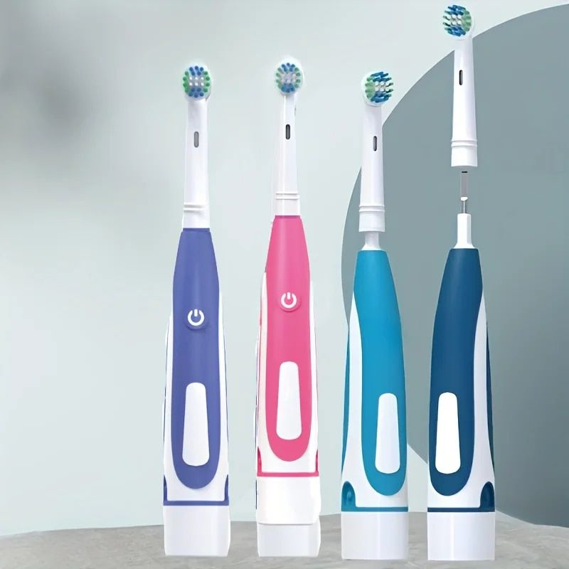 Blanqueamiento dental, limpieza rápida, Compatible con cepillo Oral-b, cepillo de dientes eléctrico giratorio de cabeza redonda_voghion.com
