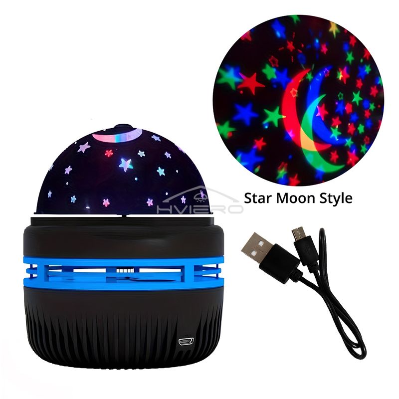 Galaxy Night Light Projector USB Table Lamps Gaming Room Home Theater Ceiling Wedding Decoration Halloween Rotates Automatically_voghion.com