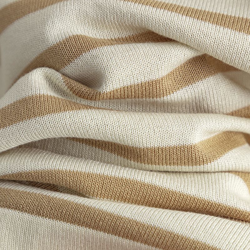 Maglietta estiva da donna nuova, a righe, a maniche corte, con colletto polo, MM_voghion.com