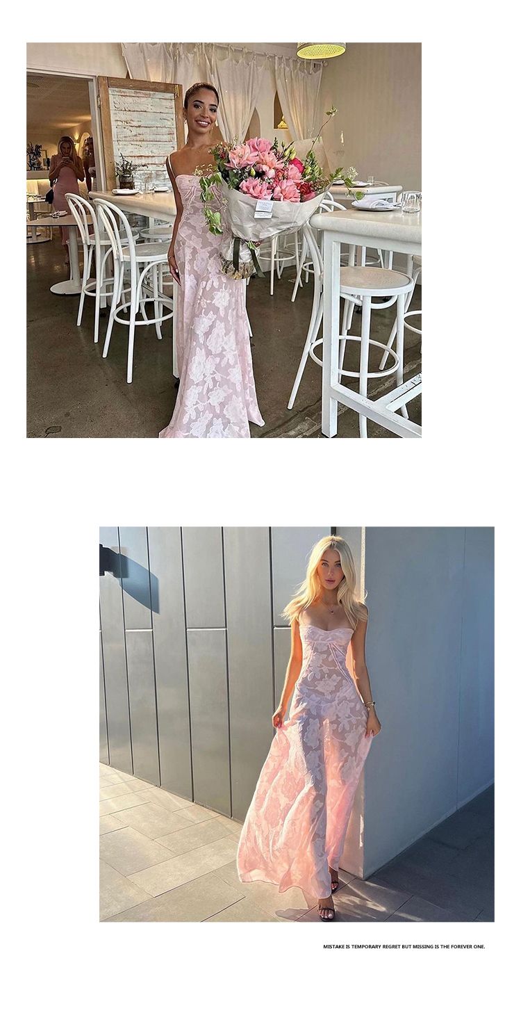 Sisjuly # Super Fairy Romantic Tea Break Manor Style Mesh Leggero Semi-Trasparente Crochet Traforato Elegante Abito Per_voghion.com