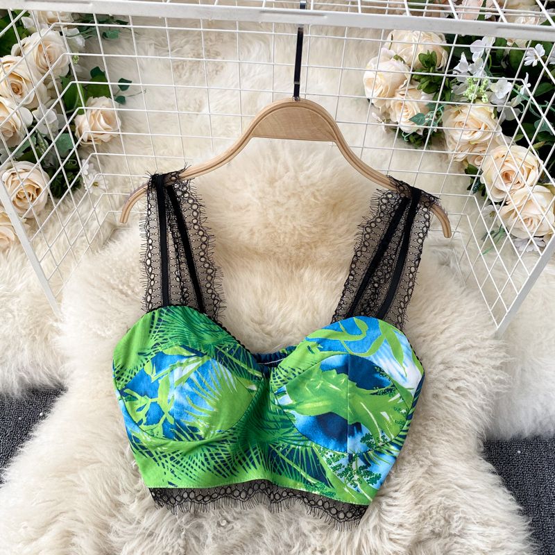 Naisterõivad pühade stiilis ülikonna disainiga pitsist topp, lühike topp, kõrge vöökohaga volditud seelik, trendikas_voghion.com