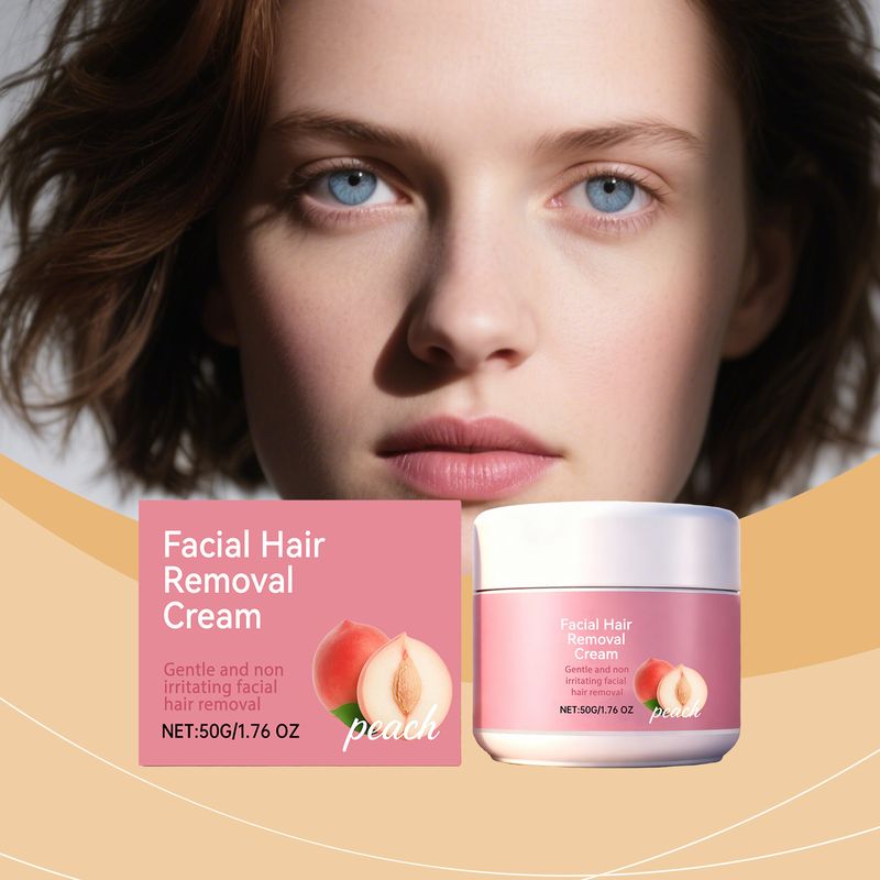 Feuchtigkeitsspendende Inhaltsstoffe Sanfte Pflege Reinigung Lippen Gesichtshaut Praktische glatte Haarentfernungscreme_voghion.com