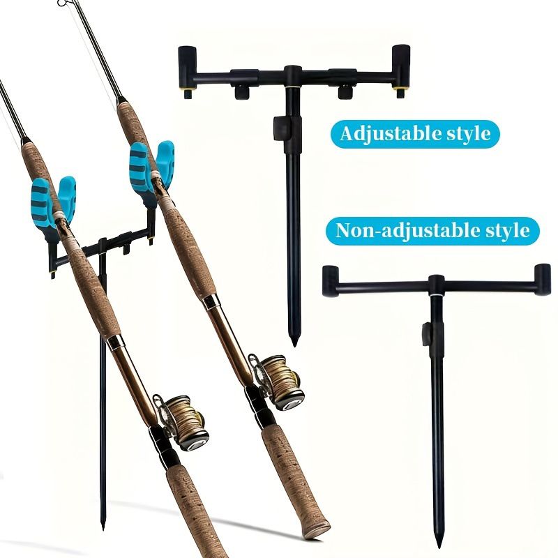Combinazione di spina di terra per carpa in stile europeo Kudai Sea Supporto per canna orizzontale Dispositivo di allarme per pesca a cannone_voghion.com