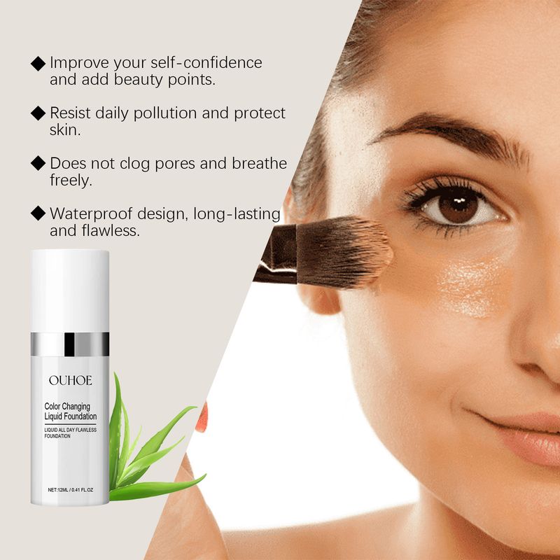 warm Brightens, Convenient Natural, Concealer, Light Thin, The Skin Color Is Clean, Transparent And Moist Liquid_voghion.com