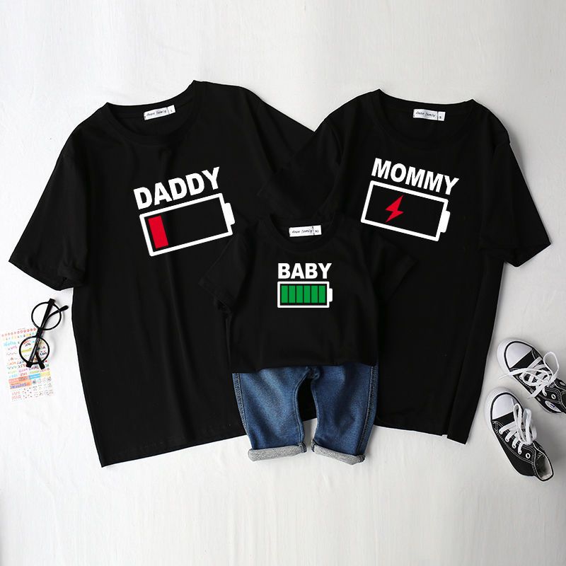 Cross Border American European Parent Child Clothing Summer Family Clothing Family Of Three Or Four Mother And Daughter Short Sleeved T Shirt_voghion.com