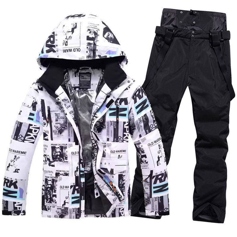 Ensemble de ski cross-country pour homme, coupe-vent, imperméable, chaud, respirant, simple ou double, avec pantalon_voghion.com