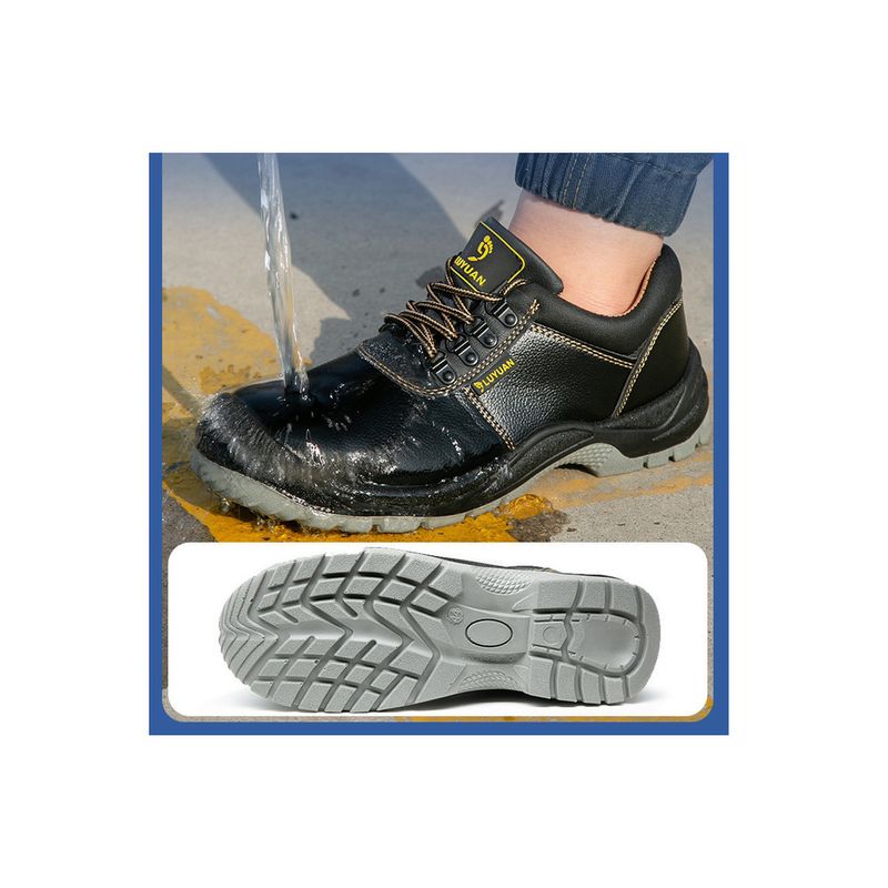 Stivali antinfortunistici, resistenti, di protezione di sicurezza, da lavoro, da uomo, con punta in acciaio indistruttibile, anti-smash, anti-perforazione, scarpe di sicurezza_voghion.com