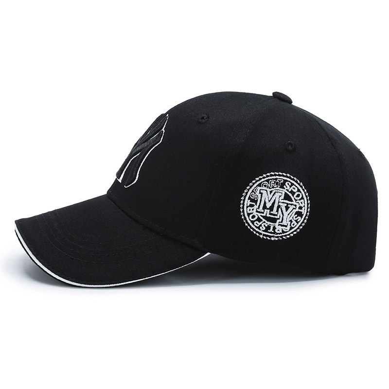 Broderi Gesiicht Kleng Baseballkapp Outdoor Fräizäit Sonneschutz Sport Entenzong Hutt Männer Kotteng Hutt am Fréijoer an Hierscht_voghion.com
