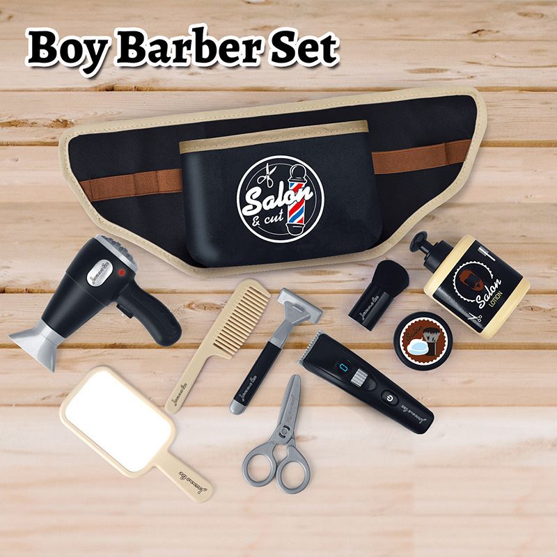 Cross Border Pretend Play Simulatie Haar Knippen Kit Set Speelgoed Kinderen Rollenspel Haar Knippen Mode Kapper_voghion.com