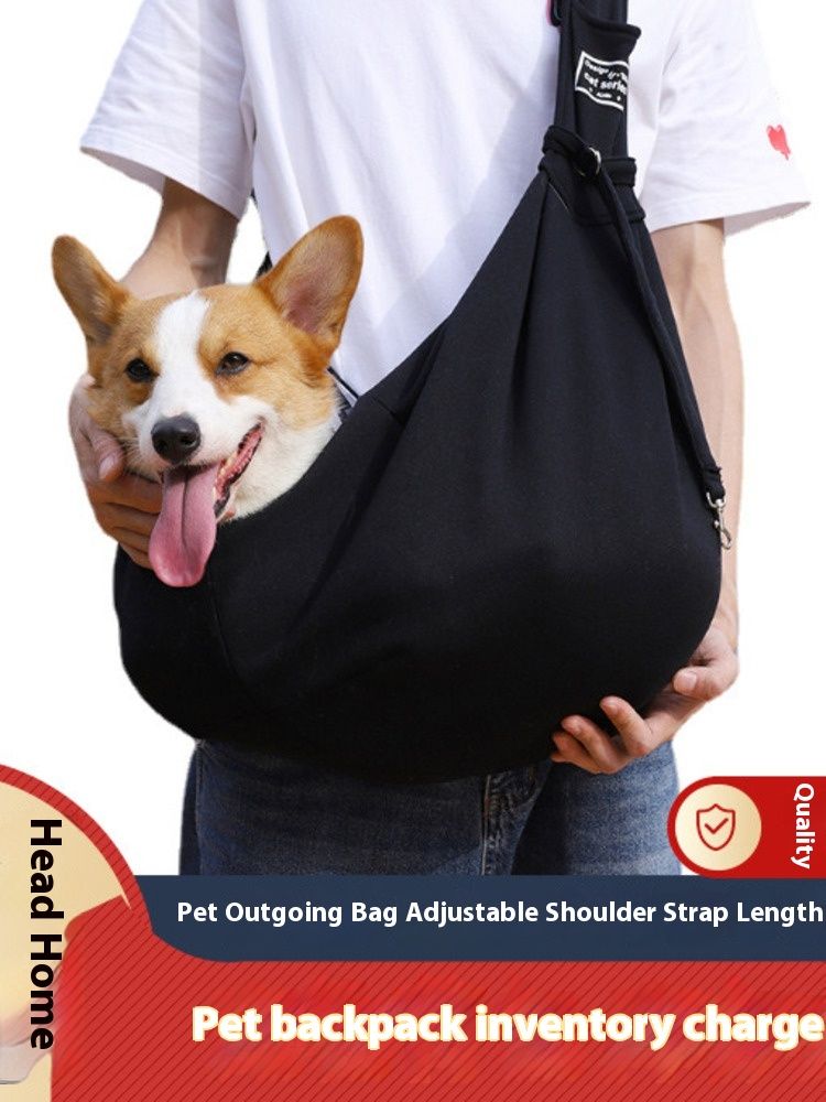 New Foldable Backpack, One Shoulder Crossover, Portable, Large Capacity Pet Cat Bag for Going Out_voghion.com