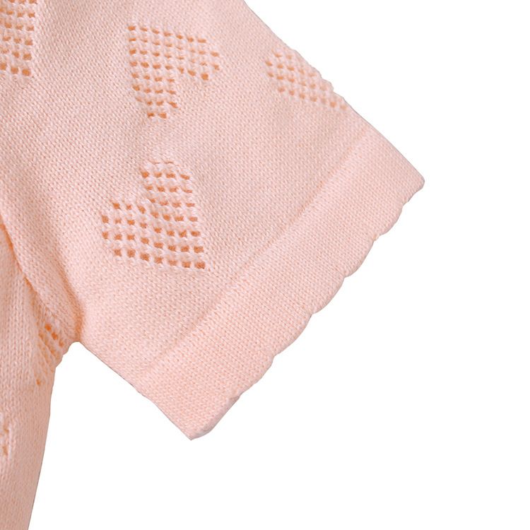 Cardigan tricoté à un bouton pour filles, veste à manches courtes, châle en pur coton, style coréen, vente en gros, été_voghion.com