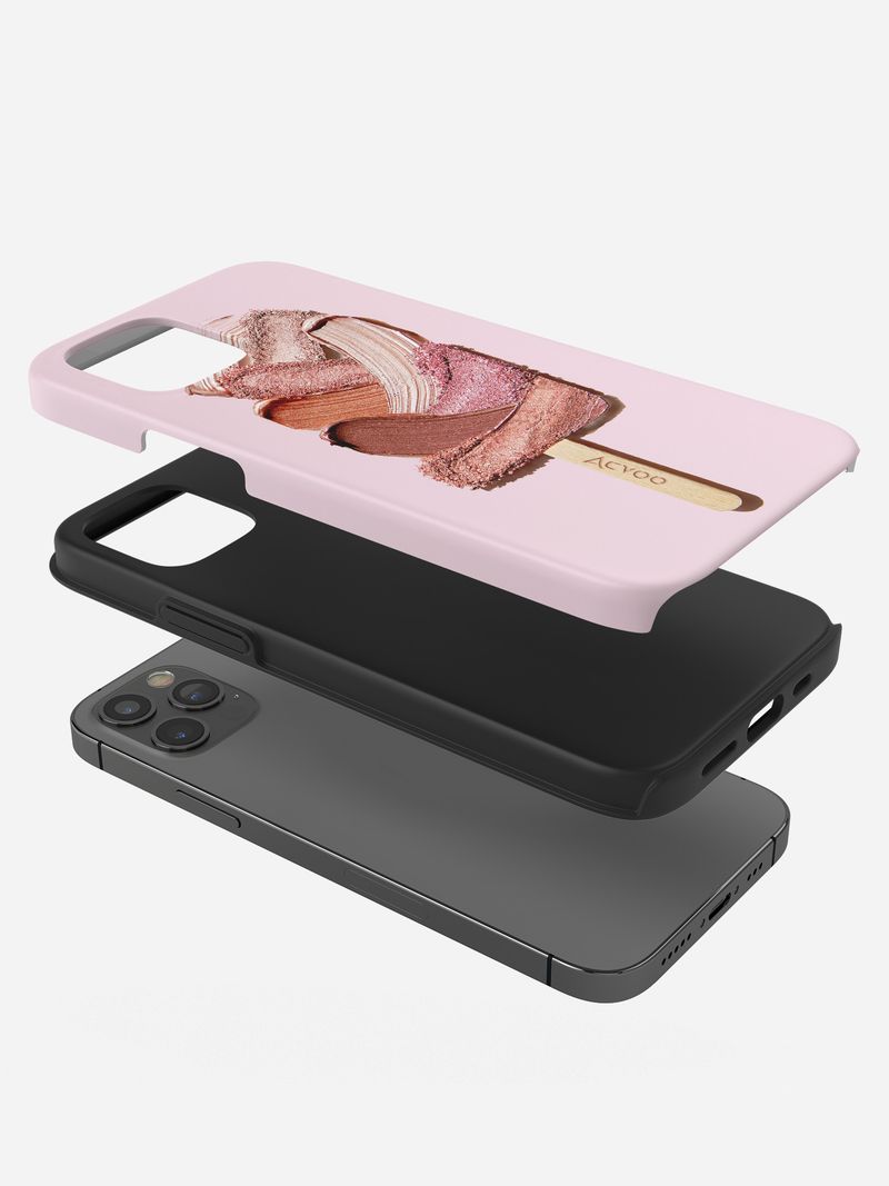 Unbeatable Quality Acvoo Double-Layer Full-Covering Iphone Eyeshadow Ice Cream_voghion.com