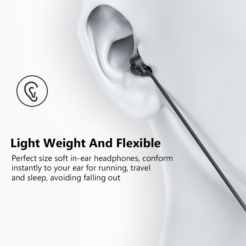 Sleeping Earphone 3.5mm Type-c In-Ear Earbud HiFi Soft Silicone Headset With Mic Noise Cancelling Headphone For Children Adult_voghion.com