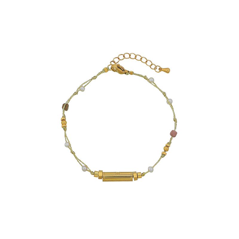 Nuova collana bohémien in pietra naturale colorata con design di nicchia e ciondolo a forma di occhio di demone di alta qualità con catena per clavicola_voghion.com