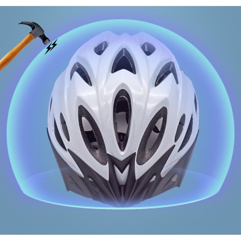 Fahrradhelm für Rennräder und Mountainbikes, integrierter Form, Unisex, für Erwachsene_voghion.com