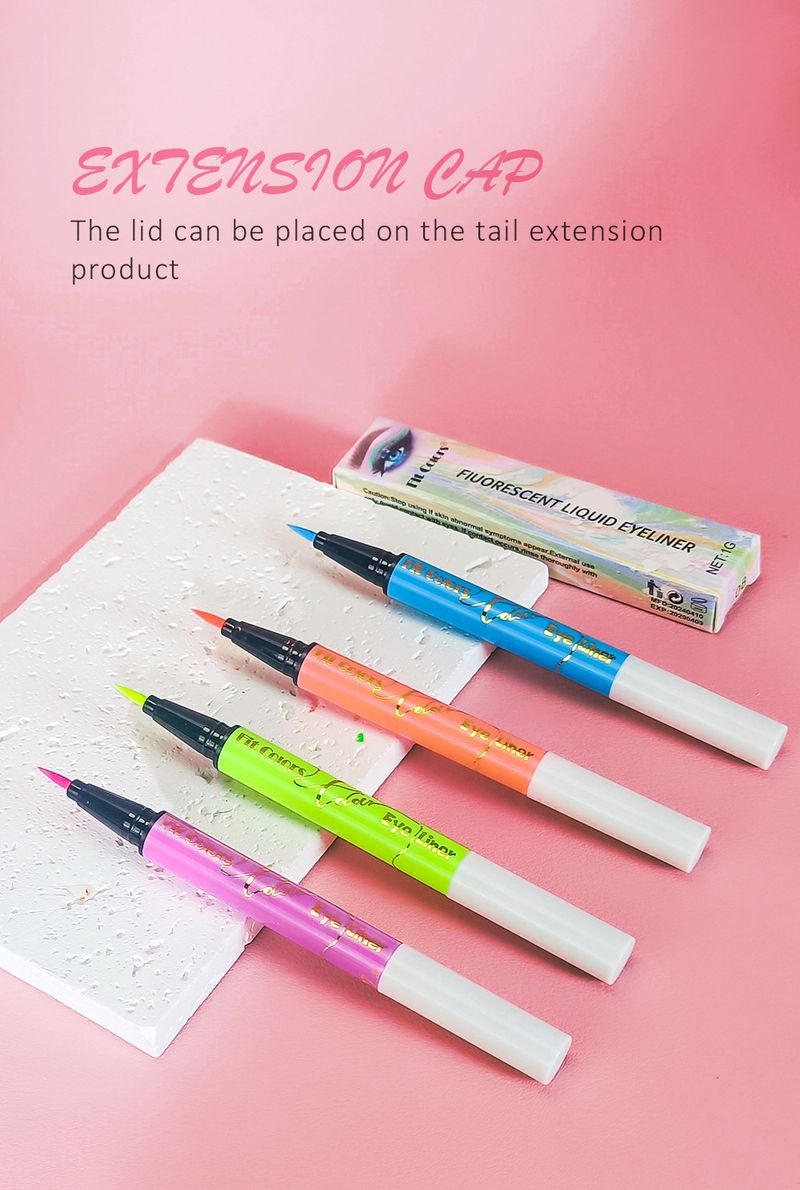 Ombretto e eyeliner combinati, colori adatti, 12 colori, penna eyeliner fluorescente UV, penna per pitturare viso e corpo, festival, palcoscenici, feste_voghion.com