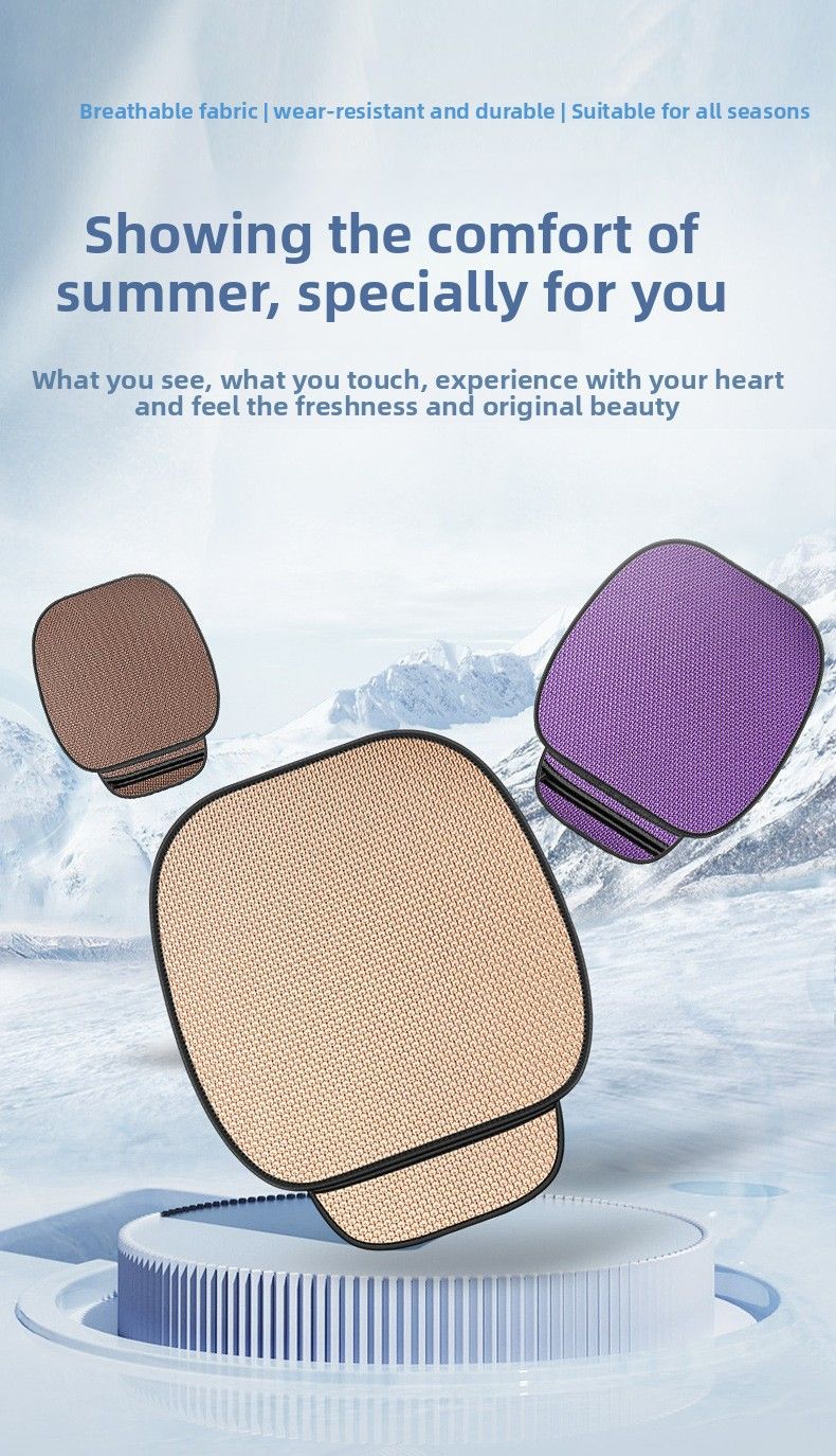 Universal Vier Jahreszeiten Auto Ice Silk Atmungsaktive Sitzbezüge Für Auto Coole Sitze Abdeckung Schutz Auto Zubehör_voghion.com