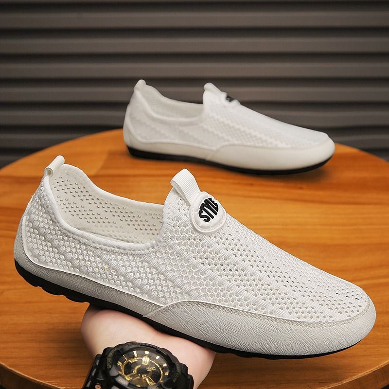 Mocassini sportivi casual alla moda da uomo, in mesh sottile e traspirante, estivi, da uomo, modello Euro Step_voghion.com