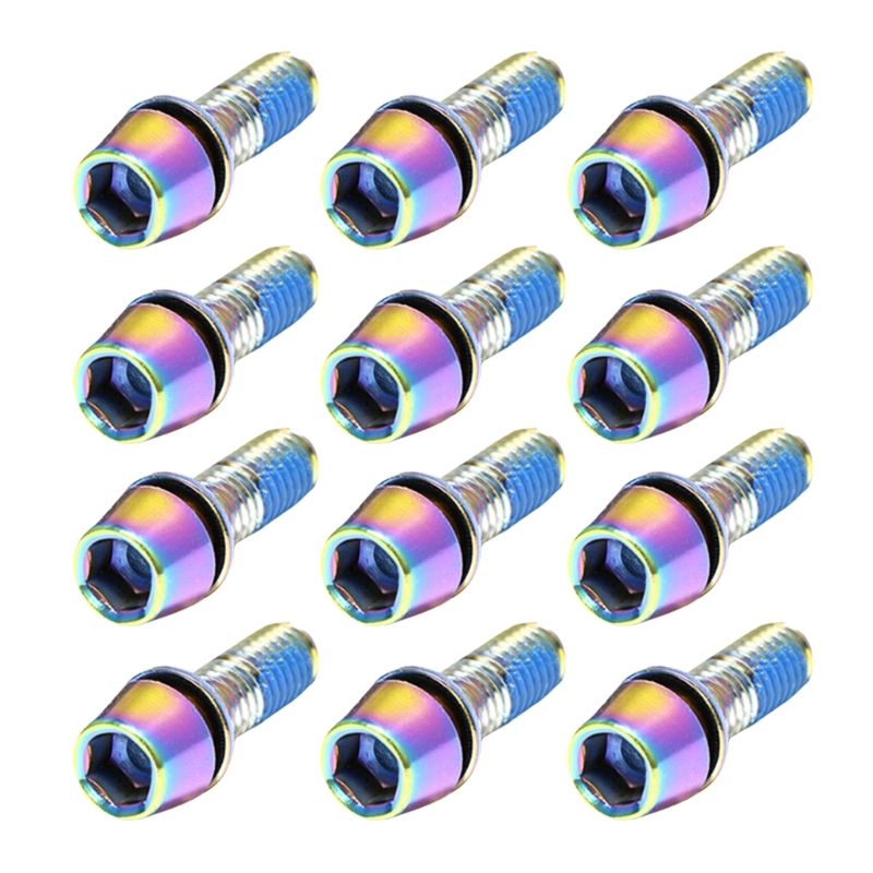 12 lotes de tornillos de calibrador para sistemas de freno de disco de bicicleta Precision Engineering_voghion.com
