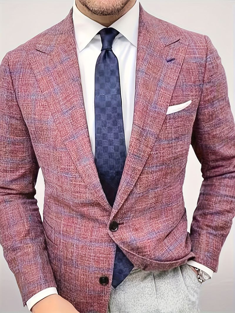 Jachetă bărbătească, casual, verde, pentru tineri, cu un singur rând de nasturi, cu guler, bumbac, poliester, cu mai multe buzunare, gri_voghion.com