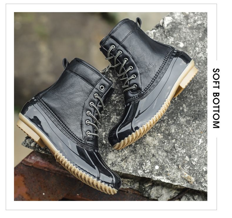 Cizme de zăpadă de iarnă nou concepute, pantofi de vânătoare de rațe pentru femei, din bumbac plușat și la modă, rezistenți la frig și_voghion.com