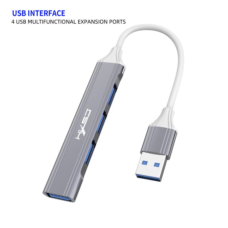 Vezetékes HUB fém multifunkcionális hub USB 3.0 dokkoló Type-C notebook PC-khez_voghion.com