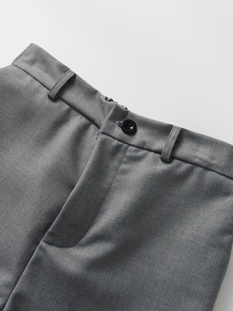 Abito da ragazzo Autunno Camicia a maniche lunghe Abito Gilet Pantaloni Abito da gentiluomo Set di quattro pezzi_voghion.com